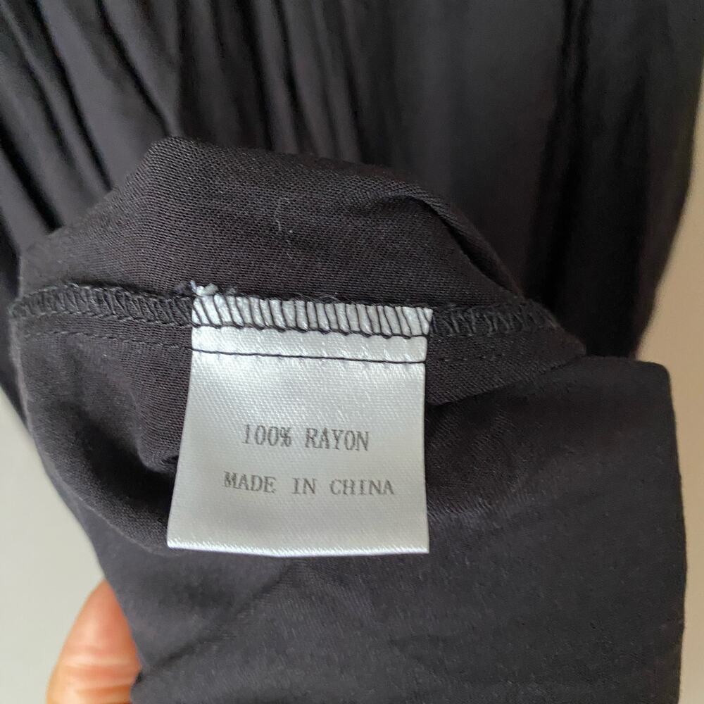 Zessica sz S black short sleeve‎ maxi sundress dress - Picture 6 of 9